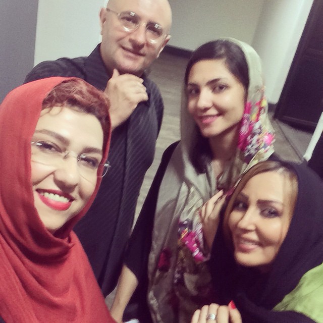 پرستو صالحی با علی دهکردی و معصومه کریمی