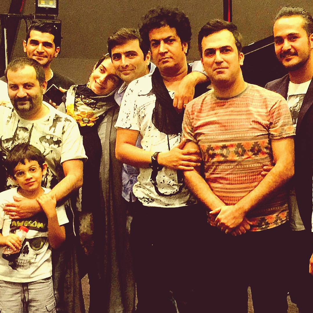 امین زندگانی و همسرش در کنار قاسم خانی امین زندگانی و همسرش در کنار قاسم خانی