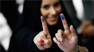  زنان ایرانی پای صندوق رأی 