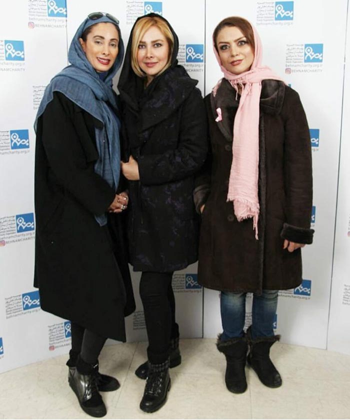 حضور آنا نعمتی و سحر زکریا در موسسه خیریه