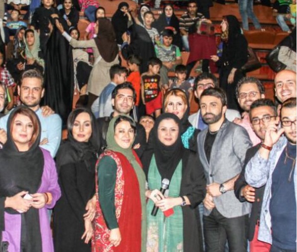 حضور هنرمندان در کنسرت علی لهراسبی
