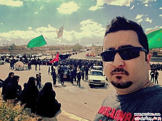 بازیگران در مراسم عزاداری بازیگران در مراسم عزاداری