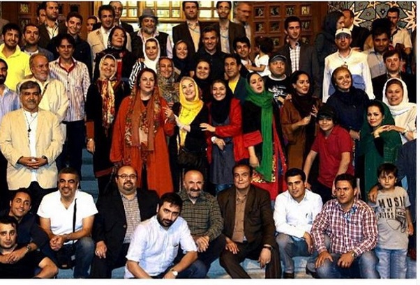 عکس دیدنی جمع بازیگران معروف ایرانی عکس دیدنی جمع بازیگران معروف ایرانی