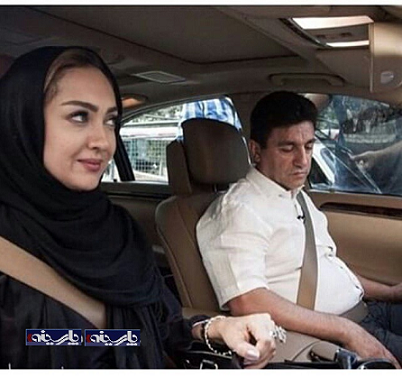 نیکی کریمی در خودرو امیر قلعه نوعی نیکی کریمی در خودرو امیر قلعه نوعی