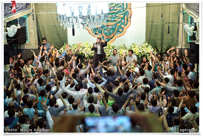 امین زندگانی در جشن میلاد امام زمان