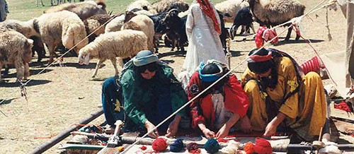 رنگرزی در ایل قشقایی رنگرزی