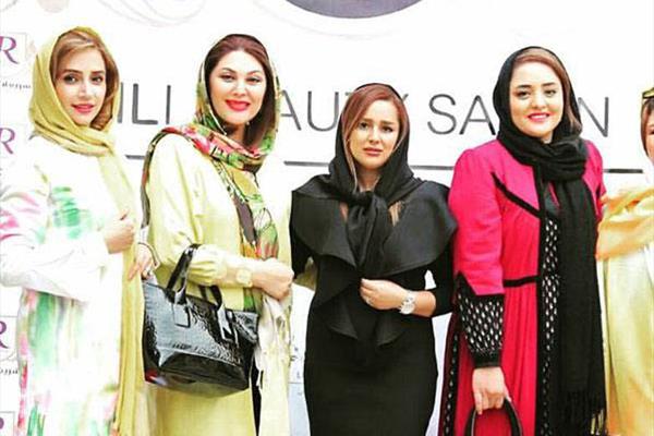 بازیگران زن معروف در تبلیغ سالن زیبایی بازیگران زن معروف در تبلیغ سالن زیبایی