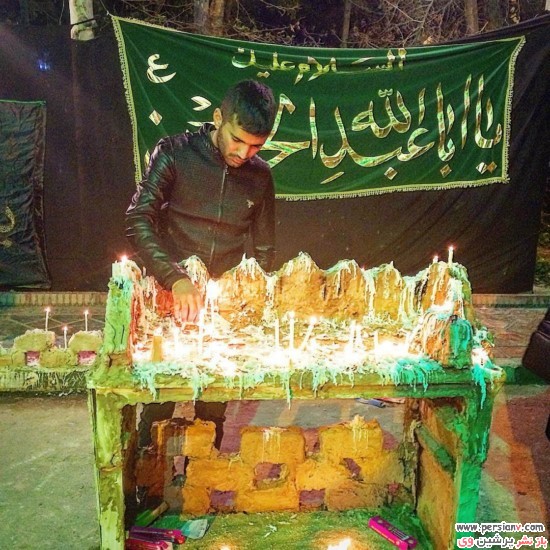 بازیگران در مراسم عزاداری بازیگران در مراسم عزاداری