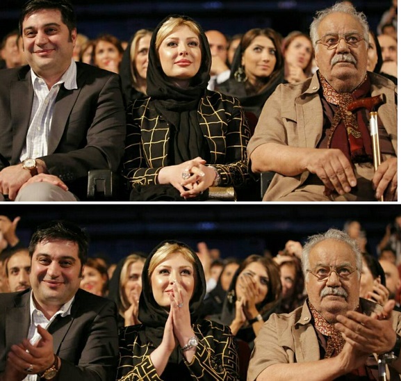 نیوشا ضیغمی و ناصر ملک مطیعی