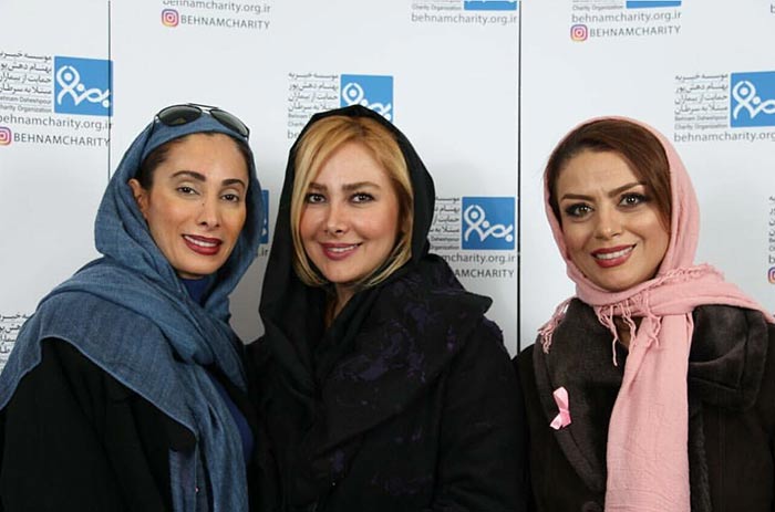 حضور آنا نعمتی و سحر زکریا در موسسه خیریه